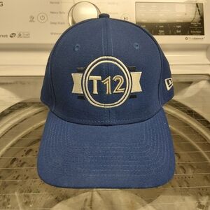 New Era Blue and Black 9FORTY Embroidered Interior Cap